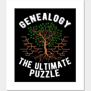 Genealogy The Ultimate Puzzle Family Historian Posters and Art